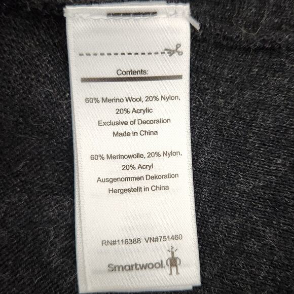 Smartwool Gray Merino Wool Sweaterdress – SZ Small - Warm Breathable Turtleneck - Picture 7 of 7